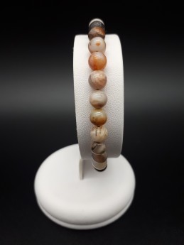 Bracelets agate feuille de...