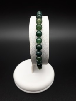 Bracelet agate mousse...