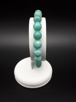 Bracelet amazonite perles 8mm