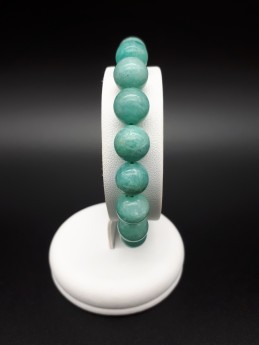 Bracelet amazonite perles 10mm