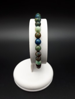 Bracelet chrysocolle perles...