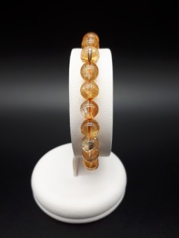 Bracelet citrine perles 7mm