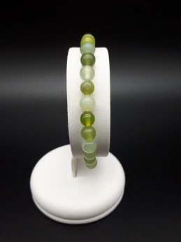 Bracelet new jade perles 6mm