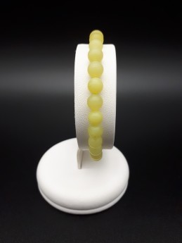 Bracelet jade jaune citron...