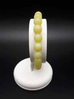 Bracelet jade jaune citron...