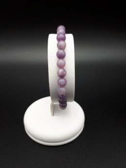 Bracelet lépidolite perles 6mm