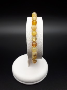 Bracelet opale jaune perles...