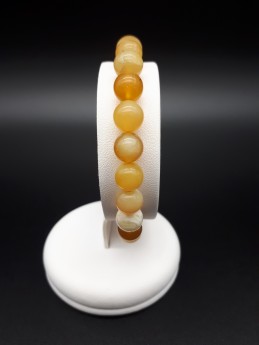 Bracelet opale jaune perles...