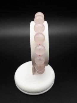 Bracelet quartz rose perles...