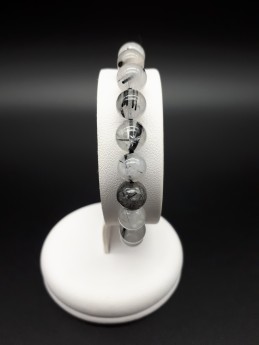 Bracelet quartz tourmaline...