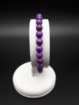 Bracelet purpurite perles 6mm