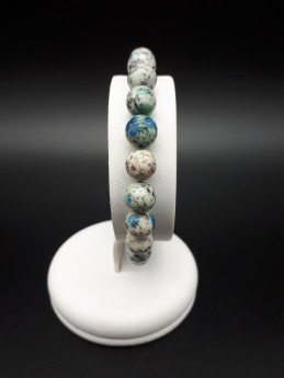 Bracelet jaspe K2 perles 8mm