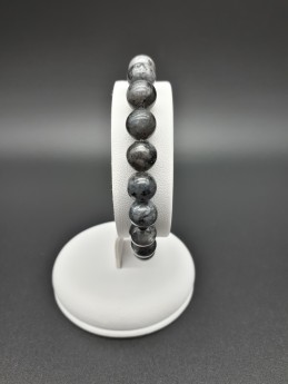 Bracelet larvikite perles 8mm