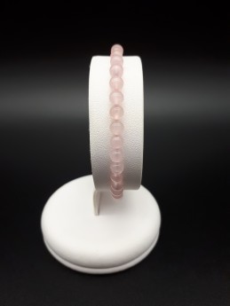 Bracelet quartz rose perles...