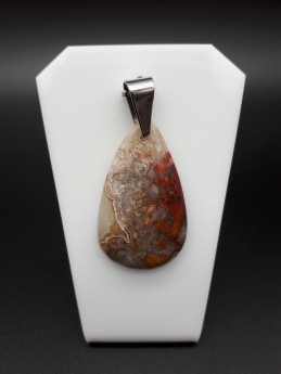 Pendentif agate crazy lace