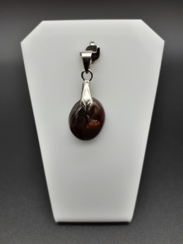 Pendentif agate de feu