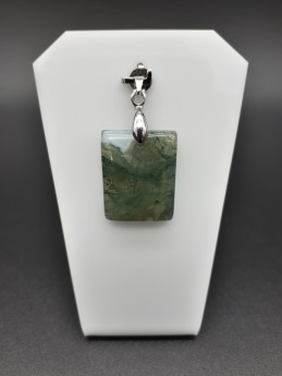 Pendentif agate mousse