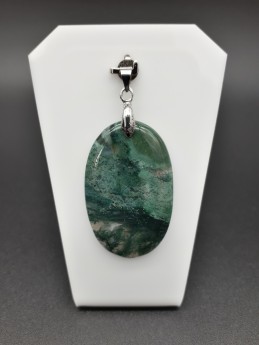 Pendentif agate mousse