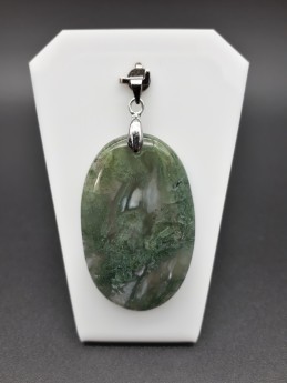 Pendentif agate mousse