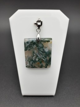 Pendentif agate mousse