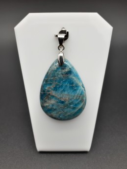 Pendentif apatite bleue