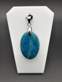 Pendentif apatite bleue