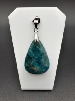 Pendentif apatite bleue