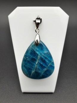 Pendentif apatite bleue