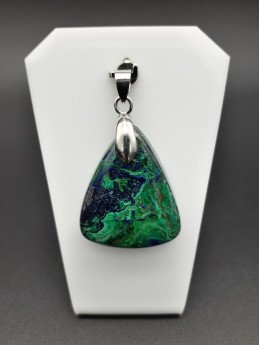 Pendentif azurite malachite