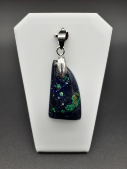 Pendentif azurite malachite