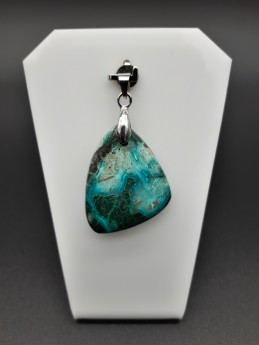 Pendentif chrysocolle...