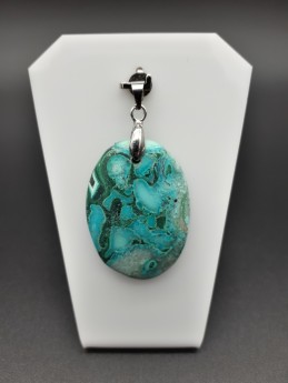 Pendentif chrysocolle...