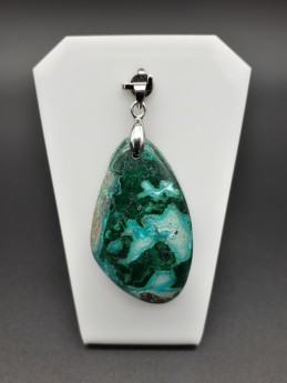 Pendentif chrysocolle...