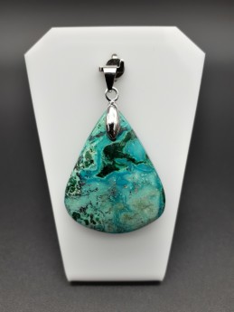 Pendentif chrysocolle...