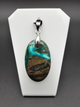 Pendentif chrysocolle...