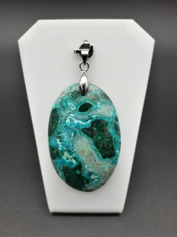 Pendentif chrysocolle...