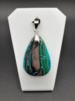 Pendentif chrysocolle...