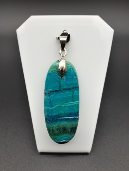 Pendentif chrysocolle...