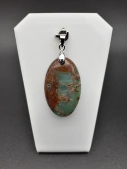 Pendentif chrysoprase