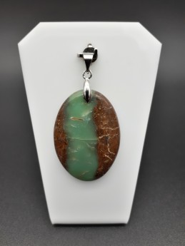 Pendentif chrysoprase