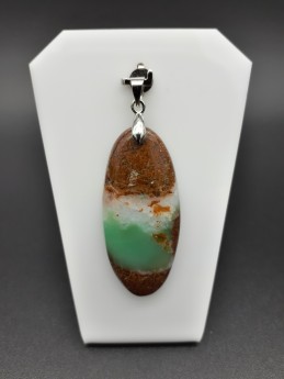 Pendentif chrysoprase