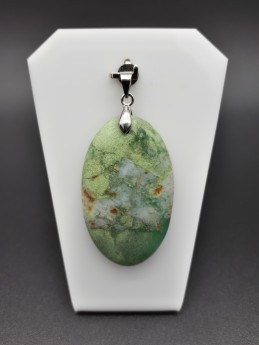 Pendentif chrysoprase