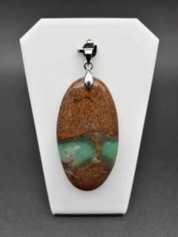 Pendentif chrysoprase