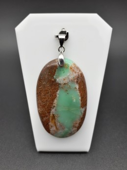 Pendentif chrysoprase