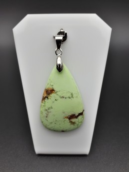 Pendentif chrysoprase citron