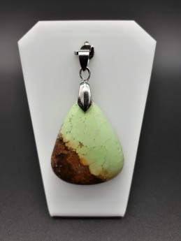 Pendentif chrysoprase citron