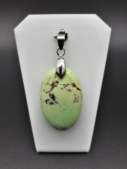 Pendentif chrysoprase citron