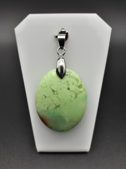 Pendentif chrysoprase citron