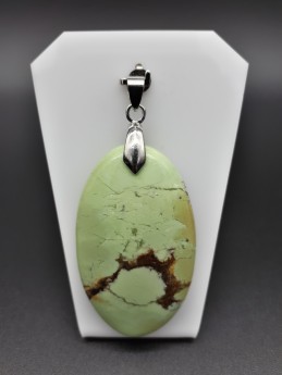 Pendentif chrysoprase citron