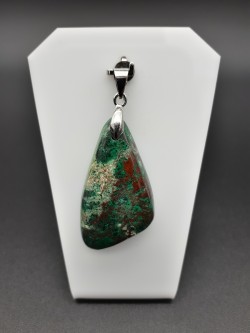 Pendentif cuprite malachite